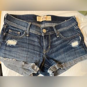 Hollister low rise denim shorts